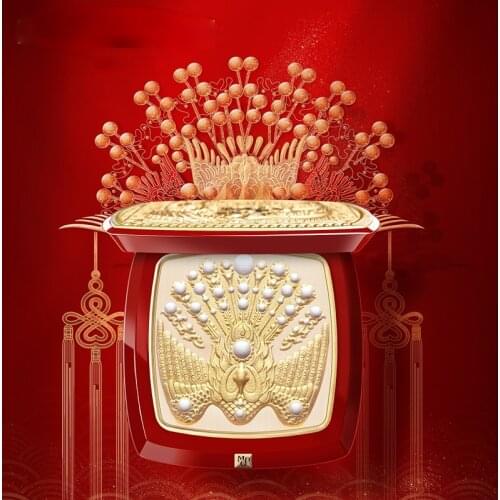 TT Maogeping Custom Powder Pearl Phoenix Feather Yao Yan Powder Face Powder Calm Makeup and Oil Controlling NaturalOfficial