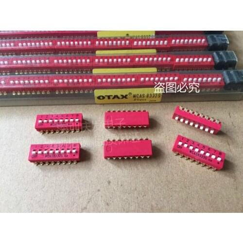 Original new 100% WCAS8332S dial switch SMD 8-bit keyboard coding 2.54MM spacing