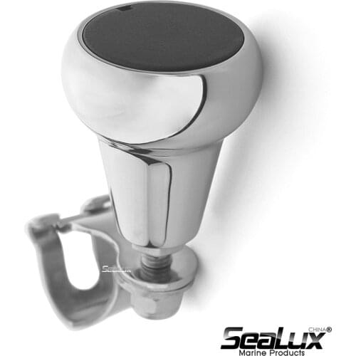 Sealux Universal Steering Wheel/Suicide Knob -1-1/2" grip knob with PC cap for Car, Truck, amd Boat Marine Knob for Wheel