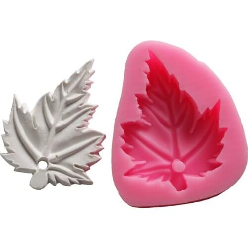 Maple Leaf Silicone Mold Fondant Cake Decorating Tools Candy Chocolate Gumpaste Moulds 3D Craft Soap Mould