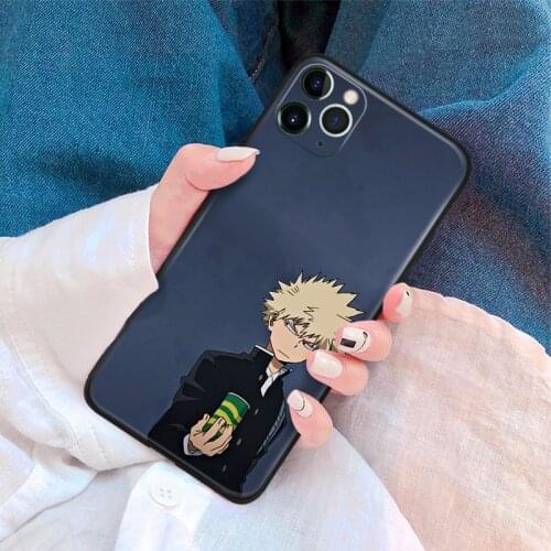 Katsuki Bakugo Aesthetic Anime For IPhone Se 6 6s 7 8 Plus X XR XS 11 12 Mini Pro Max Glass TPU Silicone Phone Case Cover Shell