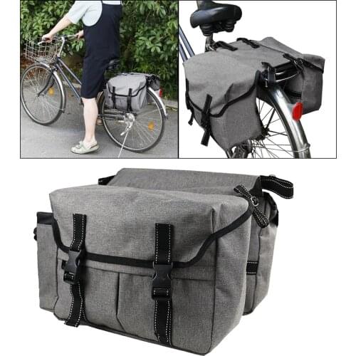 MTB Bicycle Carrier Bag Rear Rack Bike Trunk Bag Luggage Pannier Back Seat Double Side Cycling Bycicle Bag Durable Travel