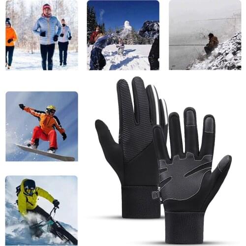 Warm Cycling Gloves Windproof Water Repellent Sports Gloves
