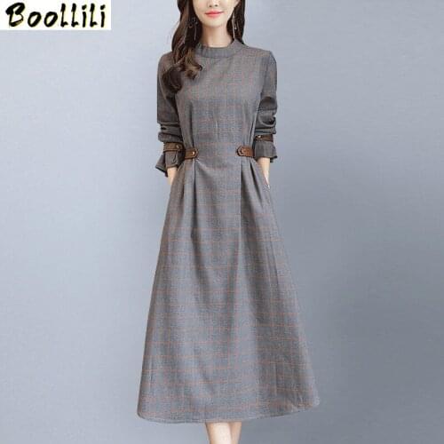 Spring Summer Dress Women Clothes 2020 Korean Vintage Dress Elegant Long Office Dress Womens Dresses OL Formal Vestidos