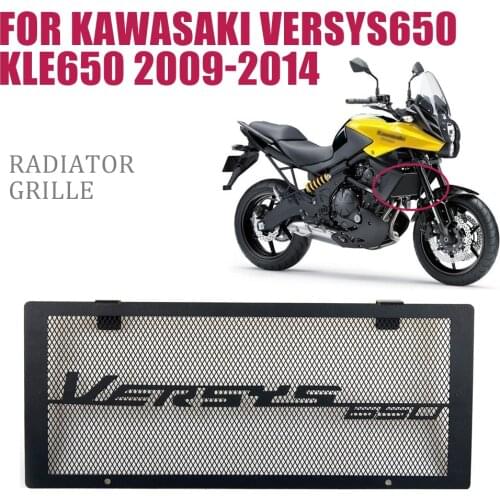 Motorcycle Radiator Grille Guard Protector Grill Protective Cover For KAWASAKI VERSYS 650 VERSYS650 KLE KLE650 Cap Accessories