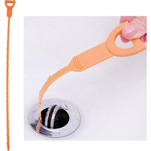 Snake Shaped Sink Cleaner Bathroom Toilet Kitchen Drain Removes Clogged Hairs Cleaning Brush for Home Worldwide store
