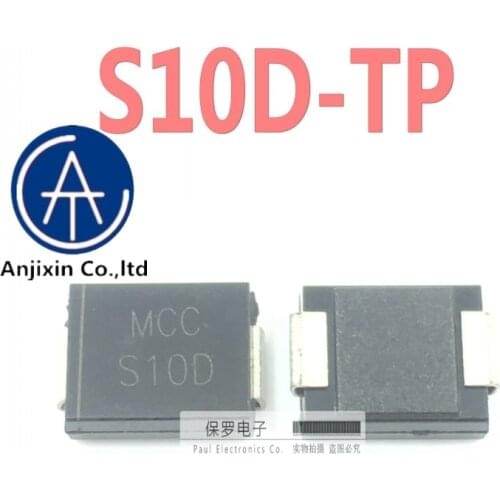 10pcs 100% orginal new rectifier diode S10D-TP SMCDO-214AB MCC S10D real stock