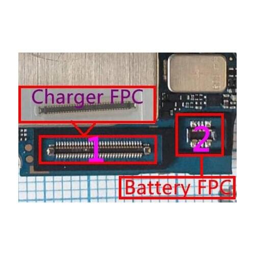 10PCS Original New For Samsung A50 A505 A505F Battery FPC & USB Charging Charger Dock Port FPC Connector Contact on Board