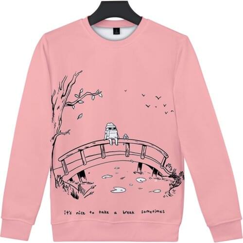 2020 ketnipz Hip Pop O-neck Sweatshirt Harajuku Cute Outwear High Quality Pullover Round Collar Autumn Winter Printed