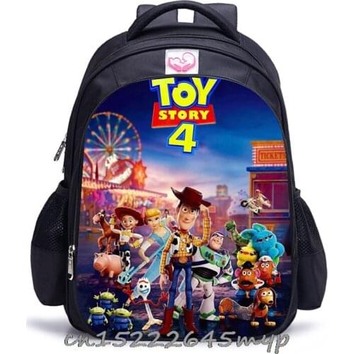 Disney Cartoon Children Toy 4 Story Backpacks School Bags Baby Toddler Kids Backpack Kindergarten Bag Girl Boys Bags