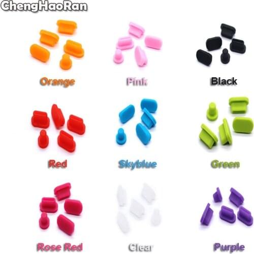 5pcs/set Silicone Anti-dust Plugs Protection Set for MacBook Pro 13 15 16 2020 Touch Bar A2251 A2141 A1932 A2159 A1706 A1534