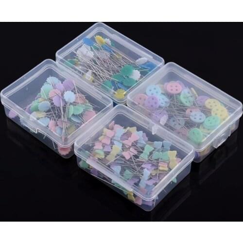 New Arrival 100Pcs/lot Sewing Accessories Patchwork Pins Sewing Pin With Box DIY Sewing Patchwork Pins Quilting tool