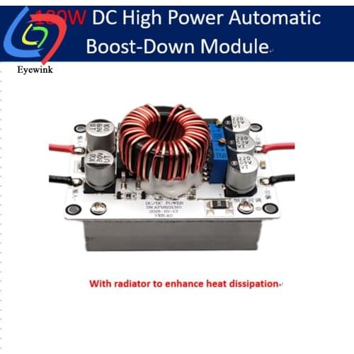DC-DC 12-70V 24V 48V 8A Constant Current Charging Automatic Step Up/Down Regulator 30W 180W High Power Car Solar Power Module