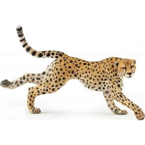 Estartek PAPO Resin Animal Running Cheetah Collection Figure for Fans Holiday Gift