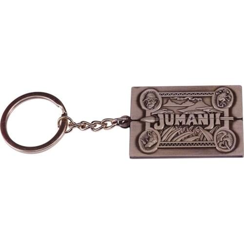Mini Jumanji Game Key Chain-4 animal game pieces hold to the game board