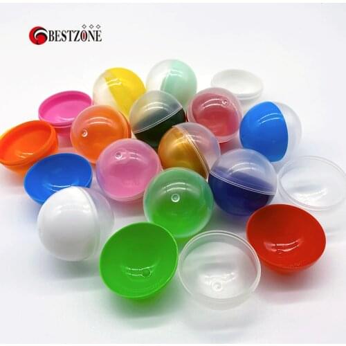 45mm Beauty PP Plastic Balls toy Ball Blue Soft Round Transparent Colored kids plastic capsule for holiday gift Free Shipping