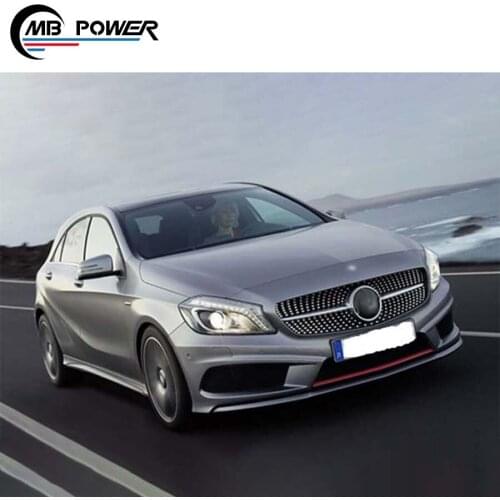 A CLASS W176 body kit fit for A CLASS W176 A200 A250 A260 A45 A style front bumper rear bumper body kit