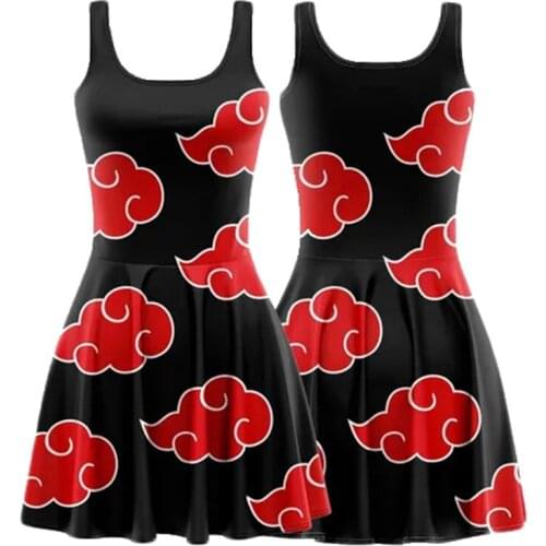 Amine Ninja Summer Womens Wear Japanese Manga Cosplay Dress Cartoon Sweet CN(Origin)