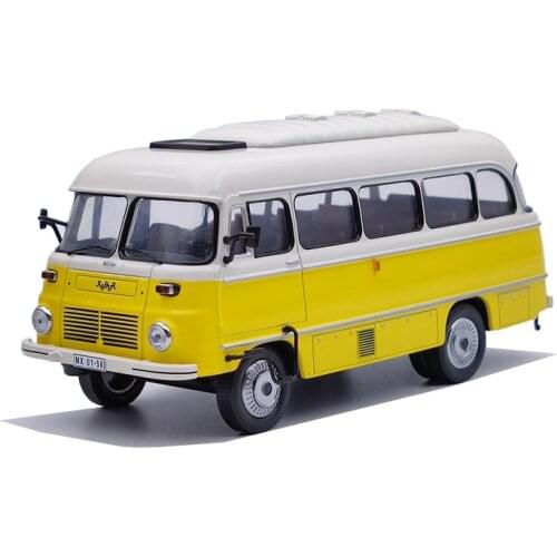 Diecast 1:43 Scale Bus Robur LO 3000 Fr 2 M-B 211972 Simulation Alloy Car Model Collectible Decoration Gift Hot Toys