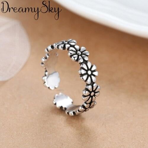 Fashion Female Flower Finger Rings For Women Lover Wedding Jewelry Party Trendy Statement Rings Wholesale