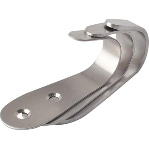 Kitchen Cabinet Clothes Wall Hangers Organizer Holds House Storage Tools Stainless Steel Door Hook Hot Sale