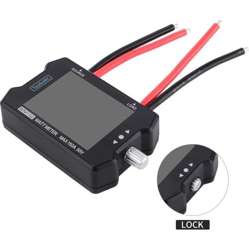 Current Tester ToolKitRC WM150 Advanced Watt Meter 1-50v 150A 2.4" TFT Screen Display Power Voltage PWM Output For RC FPV Drone