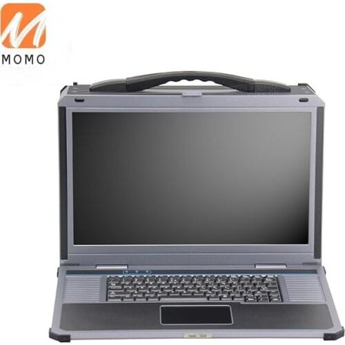 17.3"Rugged portable industrial computer chassis for motherboard