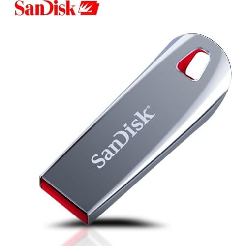 Sandisk Original USB 2.0 Mini Usb Flash Drive USB Stick Memory Stick Flash Disk 32gb 64GB Free Lanyard Z71 Metal Cheap