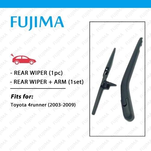 Rear Wiper and Arm for Toyota 4runner (2003-2009) 4 Runner Back Window Windscreen Rear Wiper Blade with Arm