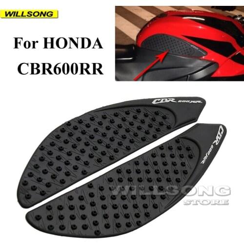 Silica Gel Anti Slip Sticker Fuel Tank Pad Side Knee Grip Protector For HONDA CBR600RR 2007-2012 Year Motorcycle Accessories