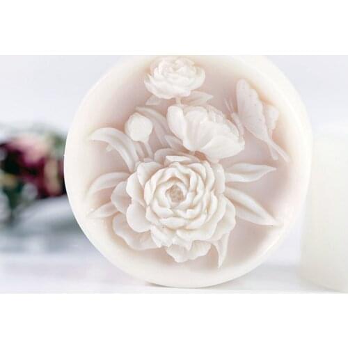 Butterfly Silicone Molds Handmade Flower Soap Molds DIY Wash Soap Molds