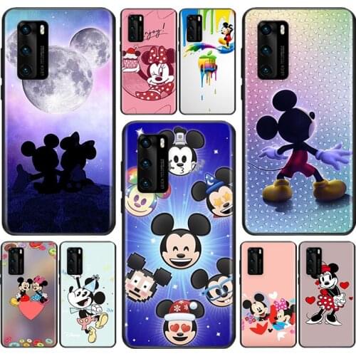 MicMickey Mouse Cute Smart For Huawei P Smart Z S Pro Plus 2018 2019 2020 2021 Mate 10 20 30 40 RS PRO Plus lite Phone Case