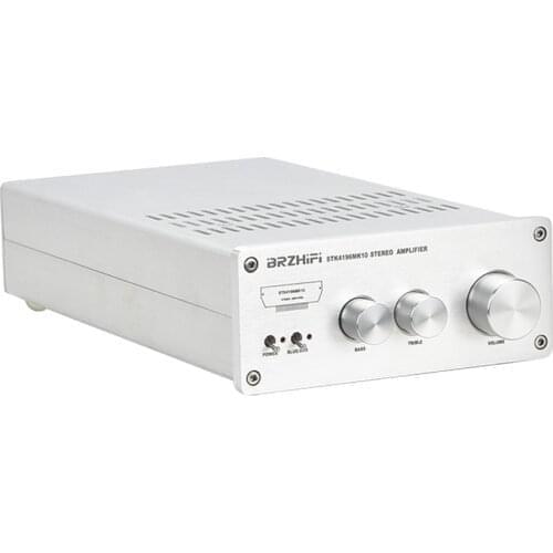 BRZHIFI STK4196MK10 HIFI Sound Amplifier Bluetooth 5.0 Class AB 50W 2.0 Stereo Amp Audio Power Amplifiers Home Theater System