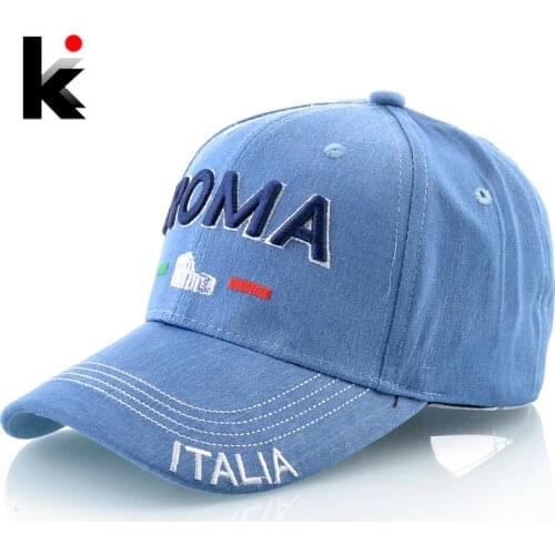 High Quality Baseball Cap For Men Women Embroidery Letter ROMA Trucker Caps Snapback Adjustable Hip Hop Bone Casquette Visor Hat