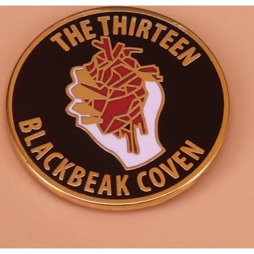 Witchy Wicca Magic Lapel Pin Glow In The Dark Badge Pagan Goth Gifts for Witches Enamel pin