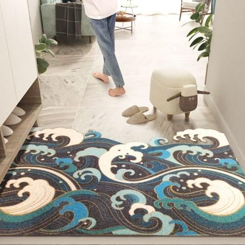 Japen Style Welcome Door Mat Rugs Non-Skid Indoor Outdoor Entrance Rug Floor Mats Shoe Scraper Doormat Floor Carpet Bathroom Mat