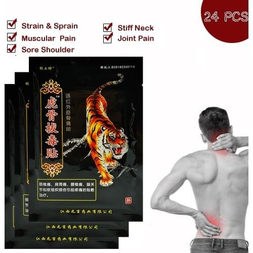8pcs/24pcs Knee Joint Patch Pain Relieving Patch Sparadra Back Pain Medical Patches Tiger Balm Medical Plasters Massage