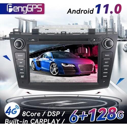 Android 11.0 Car Radio for Mazda 3 Axela 2009-2012 GPS Navigation CD DVD Player with Bluetooth DSP FM/AM Unit 2 Din Stereo