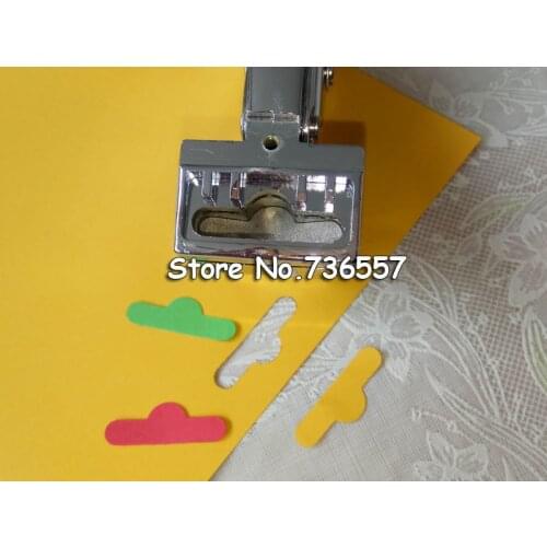 Free shipping T shape hole punch shapes furadores hardballs pvc card plier 30x6mm stationery supply