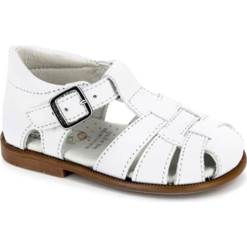 Leather sandals for baby with buckle Pablosky
