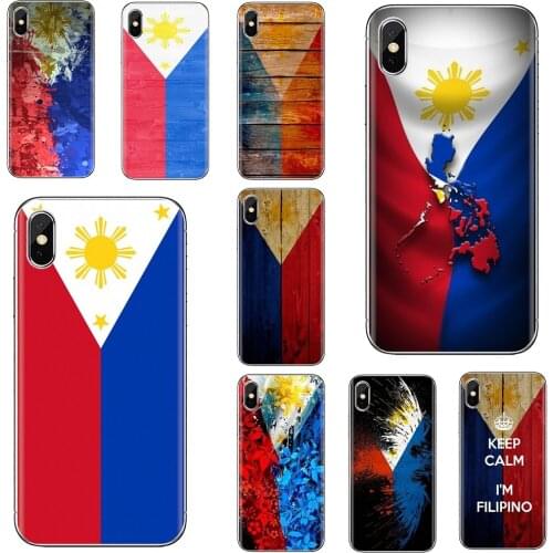 Philippines Flag banner Art For Huawei Mate 7 8 9 10 20 30 40 Lite Pro P Smart 2018 2019 Plus G7 G8 Classic Silicone Phone Case