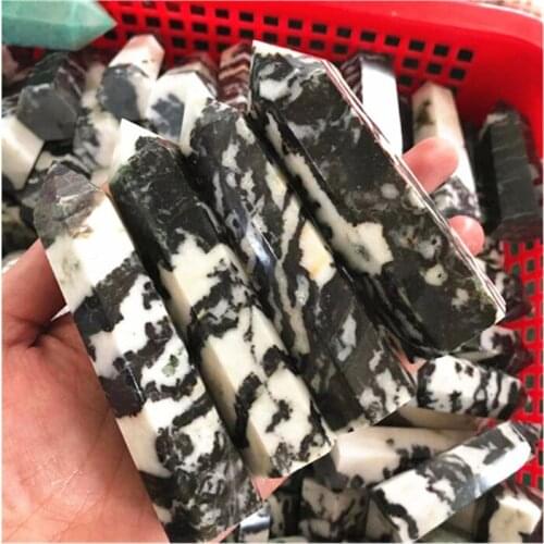 Zebra Stone Wand Point Natural Minerals Crystals For Home Decoration