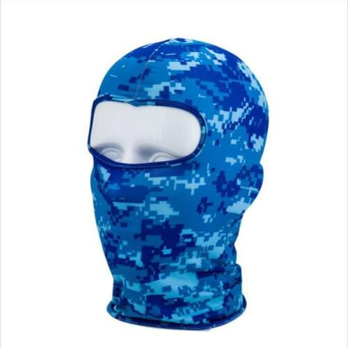 Camouflage Motorcycle Face Mask Outdoor Sports Neck Mask Winter Warm Ski Snowboard Wind Cap Police Cycling Balaclavas Face Mask