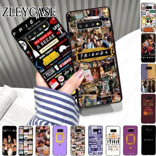 Friends tv TPU Soft Phone Case For samsung galaxy s10plus s10e s10lite s9 s8plus s20 plus s7 s6edge s20ultra case Mobile Cover