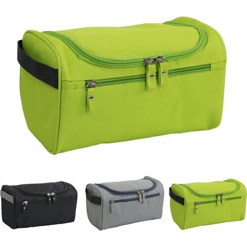 Portable Waterproof Men Solid Color Outdoor Sports Travel Duffel Zip Makeup Storage Bag Wash Shoe Bags Neceser Mujer