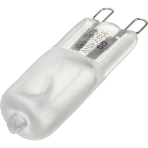 Super Bright G9 Halogen Light Bulb 40w Halogen G9 220V 3000K Warm White Indoor Clear Halogen G9 Lamp