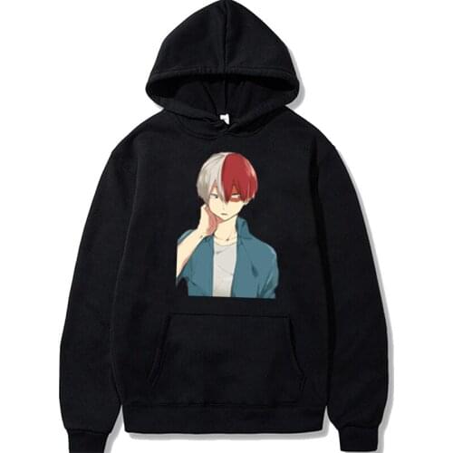 Hooded Sweatshirt My Hero Academia Print Harajuku Men Streetwear Hoodies Sweatshirts Women Casual Pullover Oversized Sweatshirts