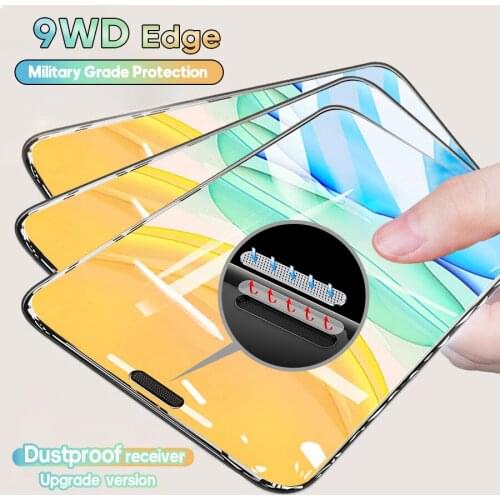 Protector On The For iPhone 12 Pro Max Screen Protectors For iPhone 11 Pro Max 9999D Full Cover Glass For iPhone 11 12 Pro