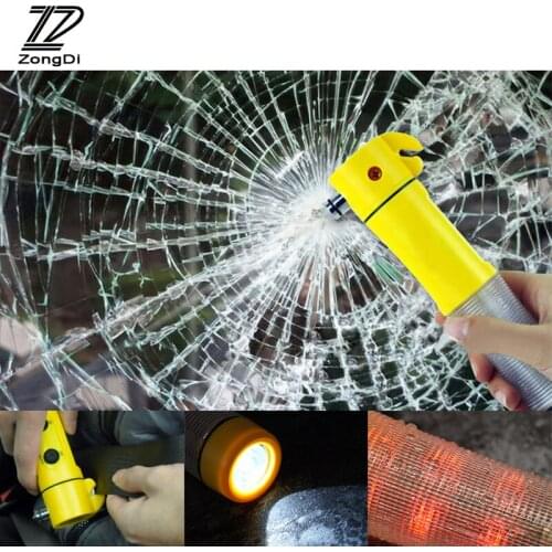 ZD 1X Car safety hammer Multifunction escape tool For VW polo passat b6 b5 Nissan qashqai juke Opel astra insignia Accessories