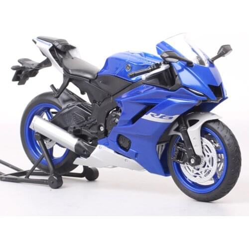 1:12 Scale Welly 2020 Yamaha YZF-R6 R6 Motorcycle Vehicle Racing Motorbike Model Toy Supersport Of Boy Childrens Gift Miniature